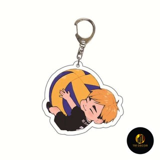 Móc Khoá chibi Haikyuu Móc Khoá anime khoá bằng arcrylic kích thước 6cmx6cm