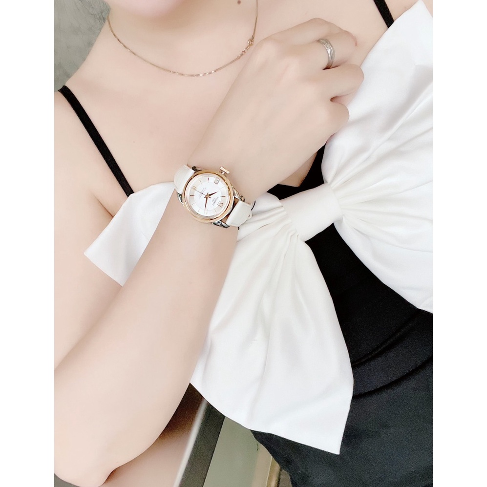 Đồng hồ nữ chính hãng Tissot Luxury t108.208.26.117.00- Máy cơ Powermatic 80 với 80h trữ cót- Kính sapphire