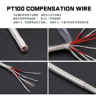 Pt100 dây cáp cảm biến tín hiệu mạ bạc 2 lõi 3 lõi 4 lõi 6 lõi