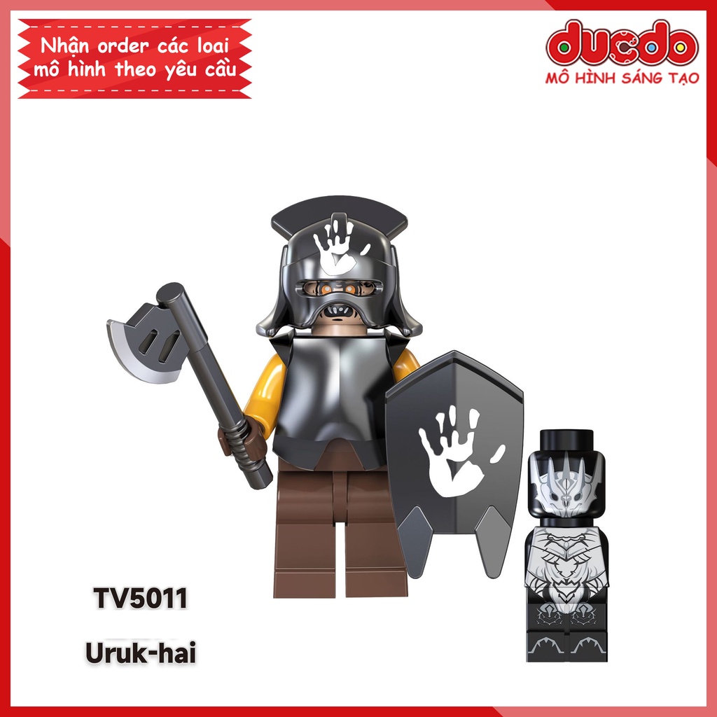 Minifigures nhân vật phim Chúa Tể Những Chiếc Nhẫn tuyệt đẹp - Đồ chơi Lắp ghép Xếp hình Mô hình Mini TV6402
