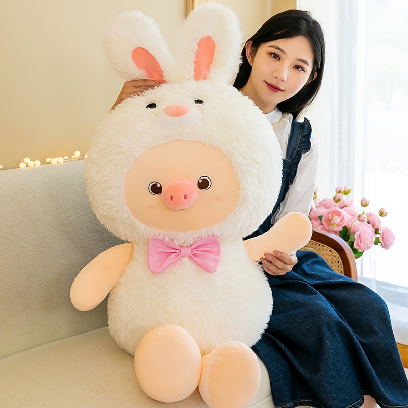 Thú Nhồi Bông Hình Chú Heo Hồng Dễ Thương