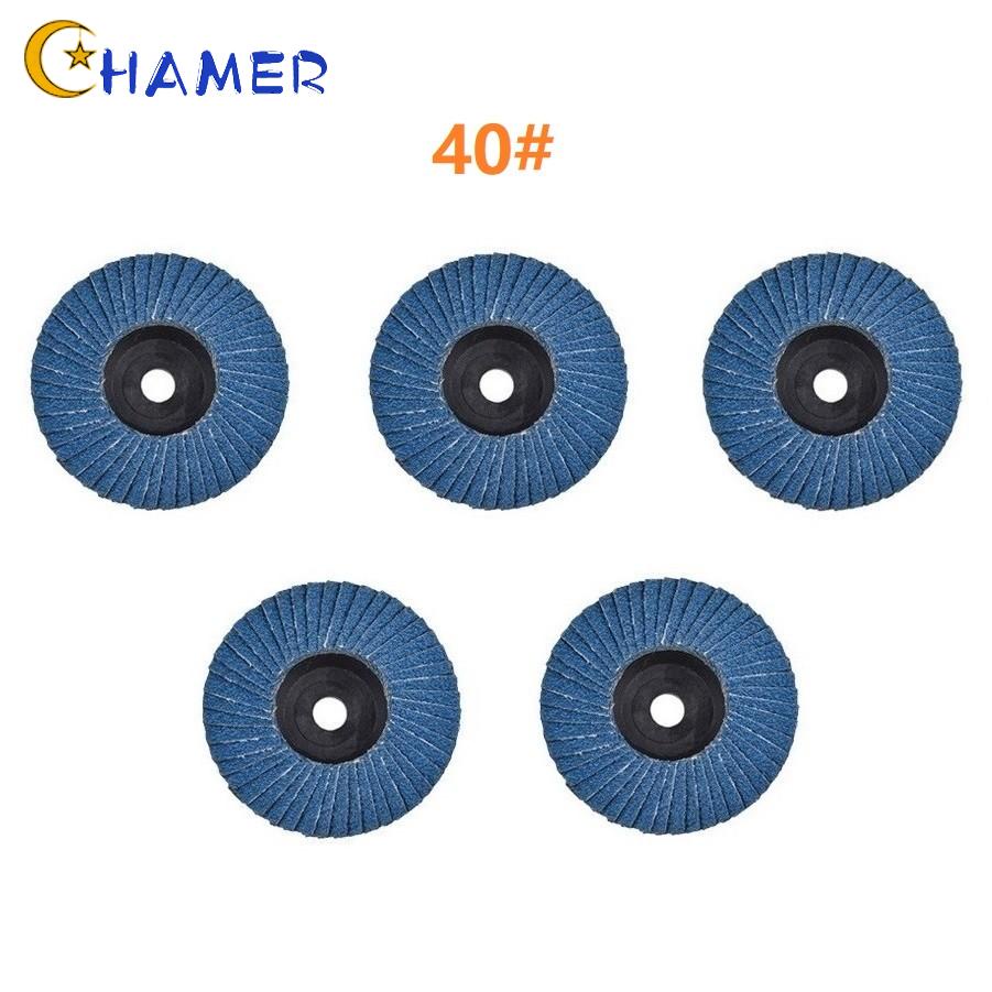 Bộ 5 Đầu Mài 75mm Bằng Đá Zirconia 3 inch 40-120 grits