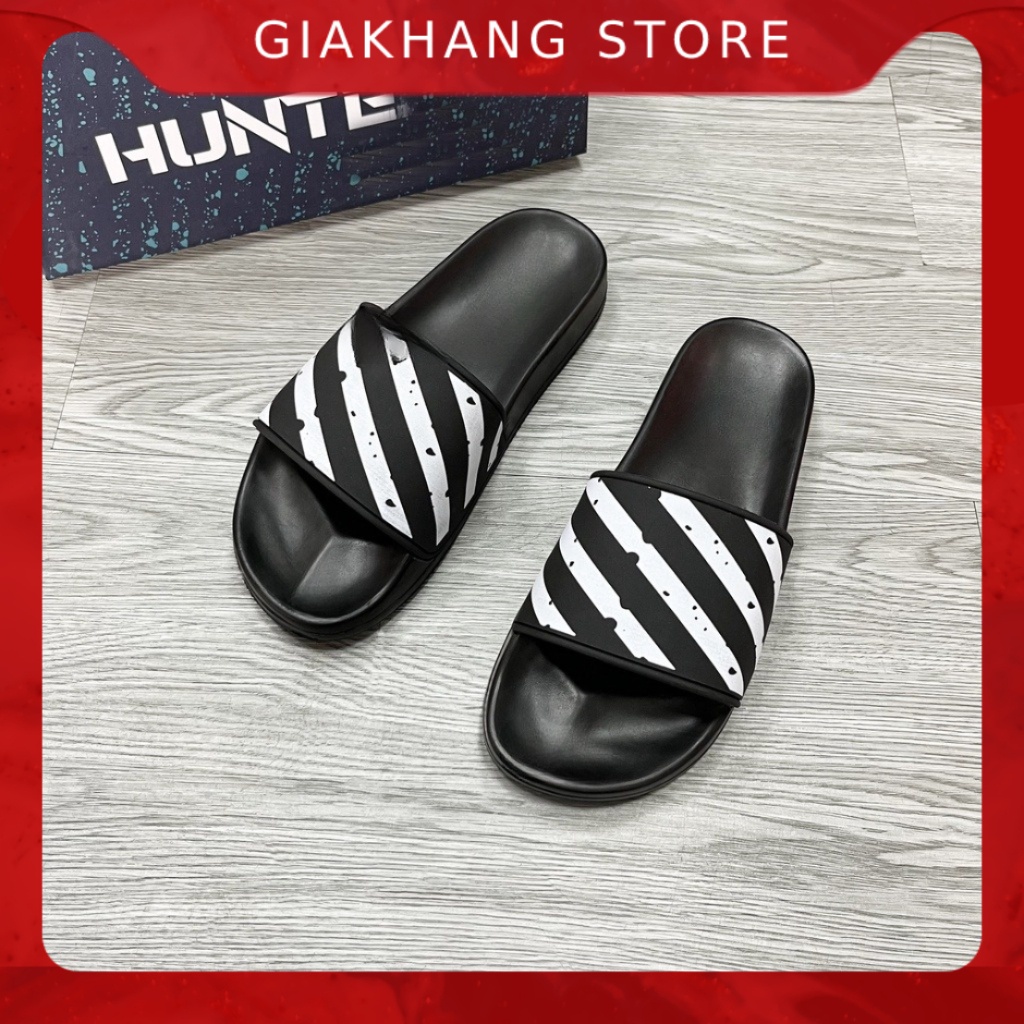 Dép lê quai ngang nam thời trang đẹp off white.Hàng sẵn kho từ 38-43