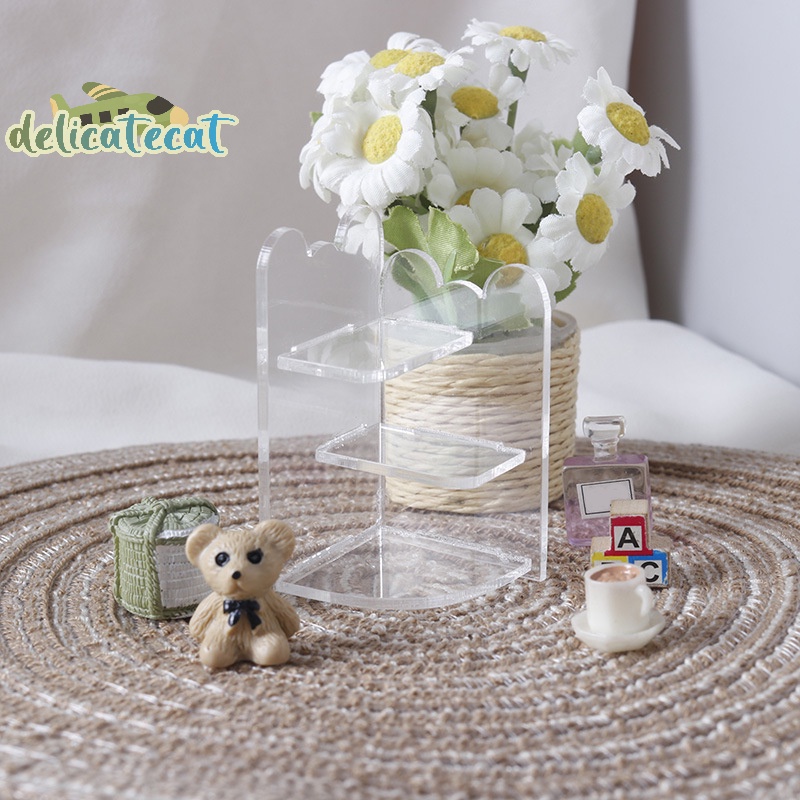 Kệ Trưng Bày Mô Hình Đồ Chơi Bằng acrylic Cho Nhà Búp Bê 1: 12