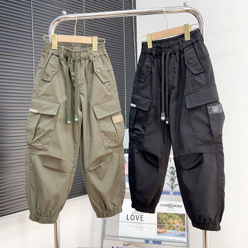 Quần Dài Dáng Rộng Thời Trang Mùa Thu 2023 Cho Bé Trai