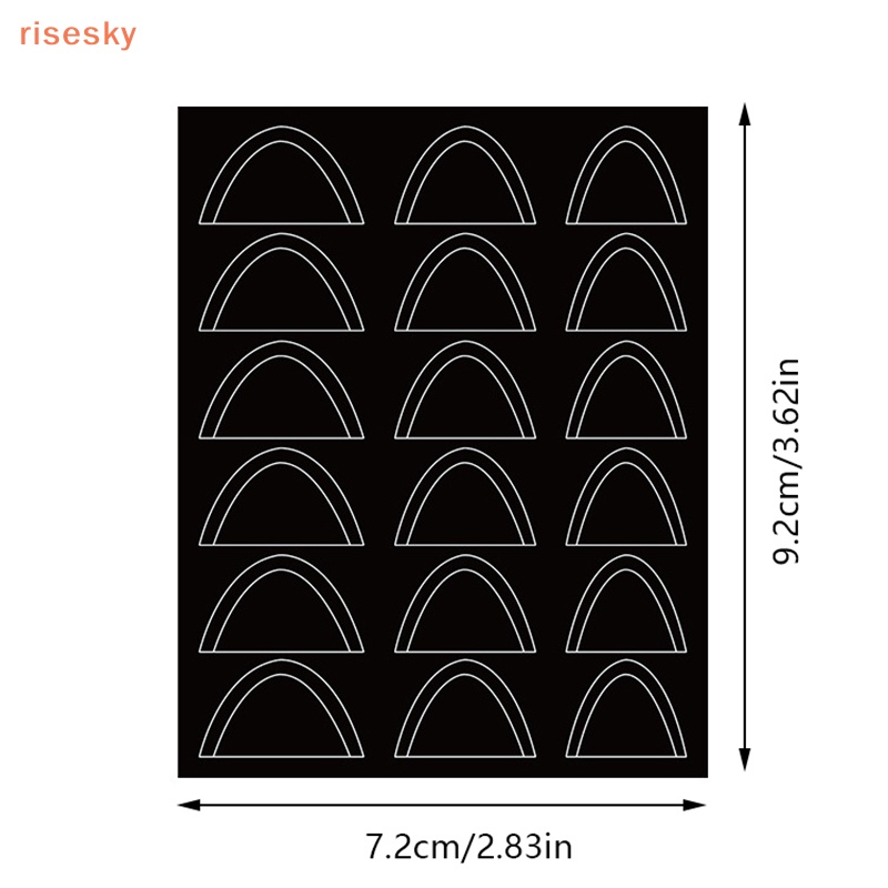 Dải Dán Móng Tay Tự Làm Nghệ Thuật Đường Lượn Sóng Kiểu Pháp