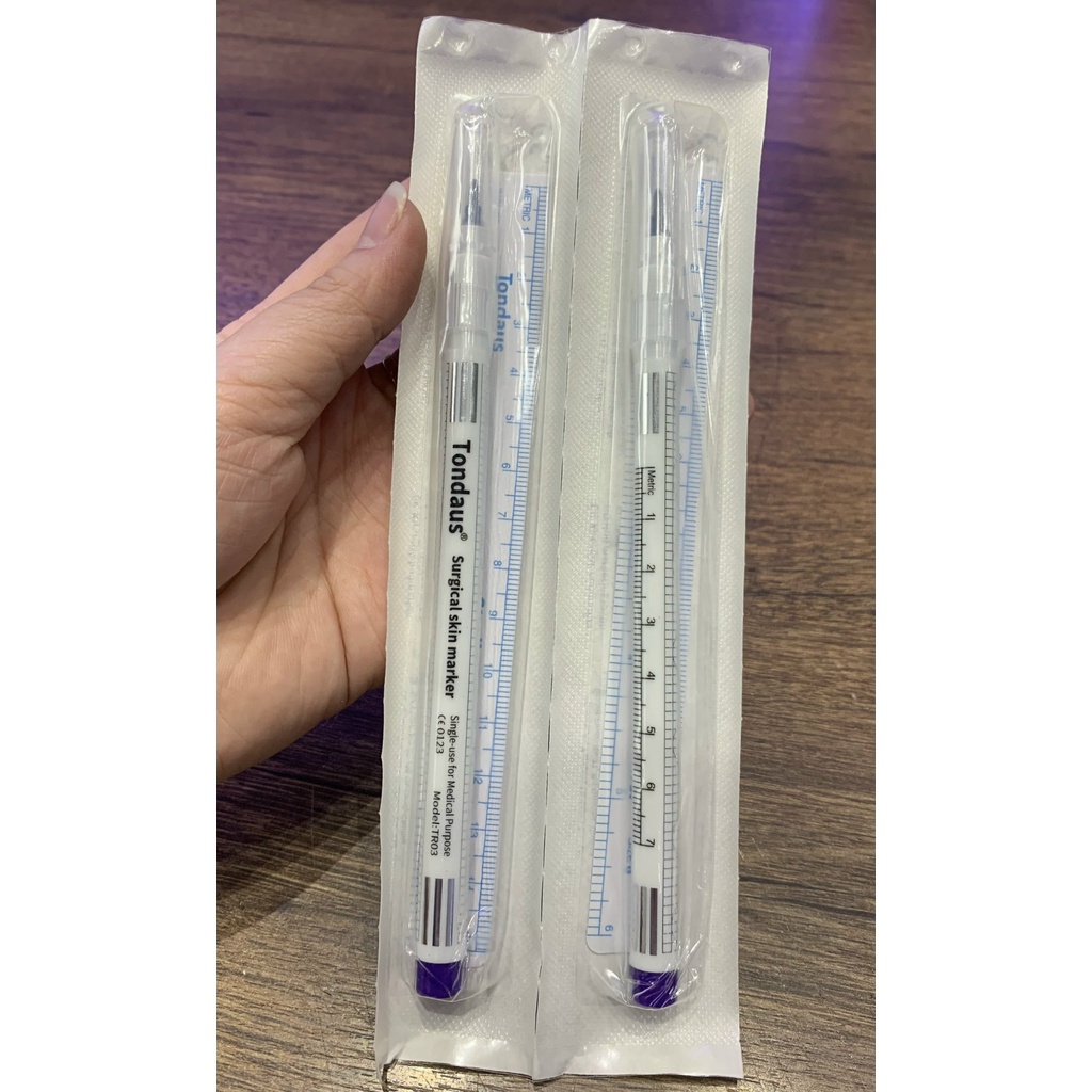 Bút định hình mực màu Trắng, Xanh, Tím, chuyên dụng vẽ khuôn hình trong xăm, phun xăm hoặc spa thẩm mỹ