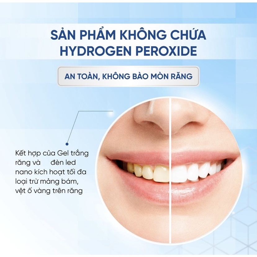 Máy làm trắng răng SMILEKIT SENSITVE trắng răng không gây ê buốt làm trắng từ bên trong - lokimall