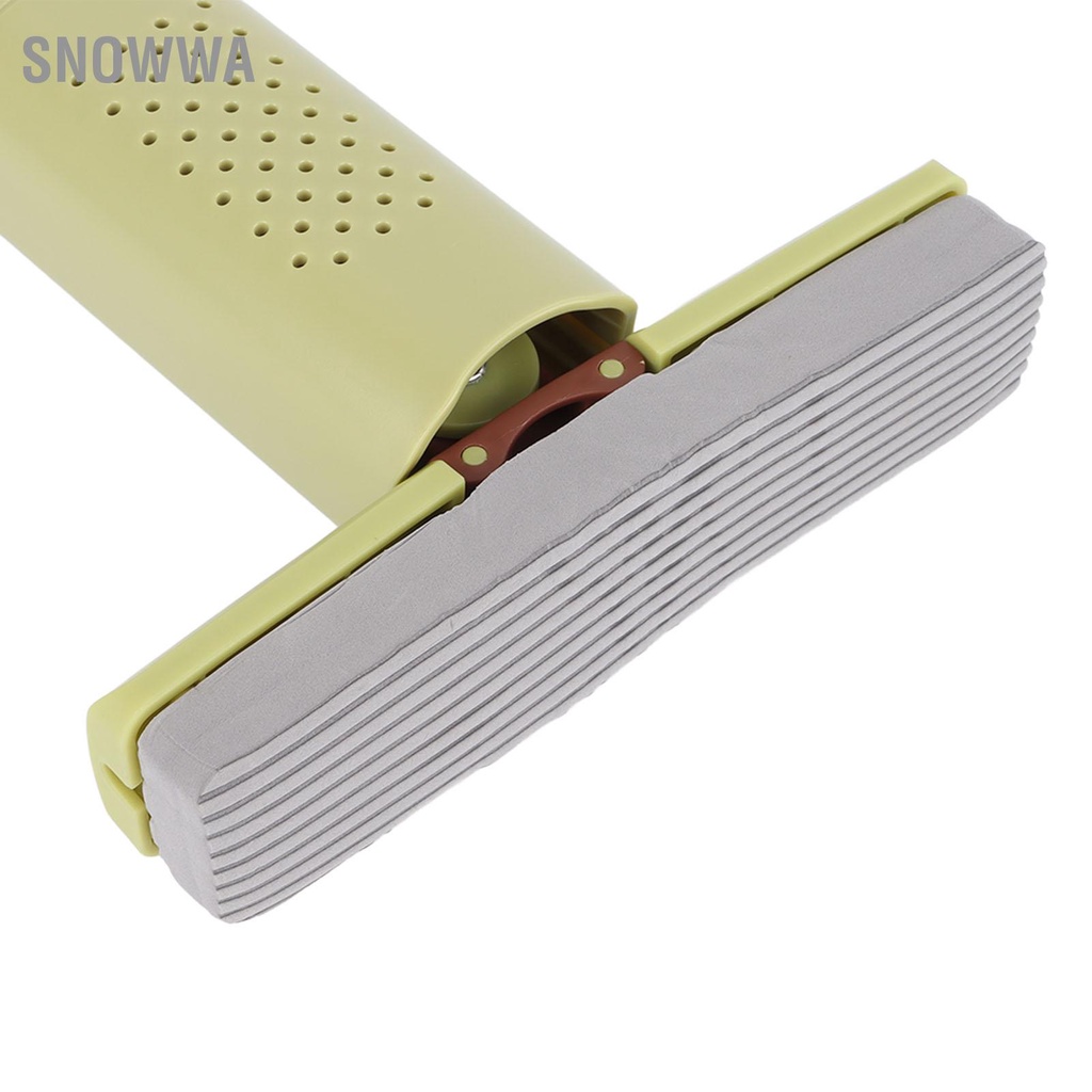 Snowwa Cây Lau Nhà Mini Di Động Màu Xanh Lá Thấm Hút Mạnh Rửa Tay Miễn Phí Khô Ướt Sử Dụng Tự Bóp Cho Bếp Phòng Tắm Xe Ô Tô