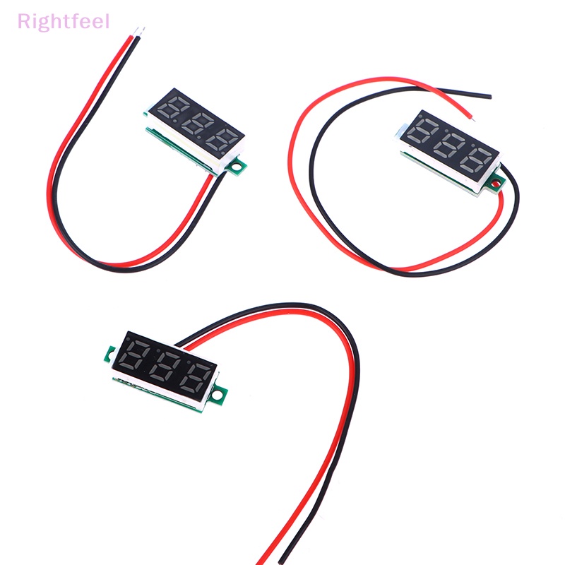 Vôn Kế Kỹ Thuật Số dc5-30v Màn Hình led 0.28 inch Cho Ô Tô Mới