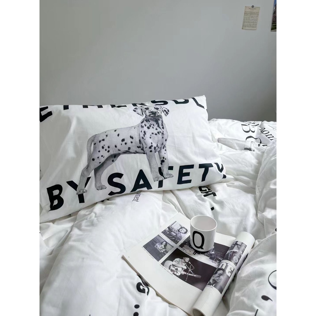 1 Cặp Vỏ Gối cotton 48x74cm Đơn Giản Cho Bé