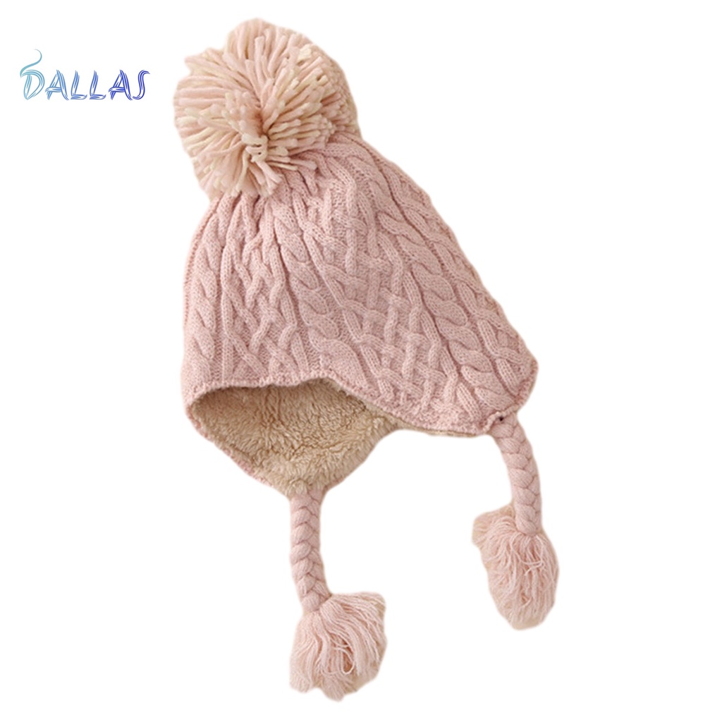 Mũ beanie Dệt Kim Siêu Mỏng Màu Trơn Độ Co Giãn Cao Giữ Ấm Tai Vào Mùa Đông Cho Bé Sơ Sinh
