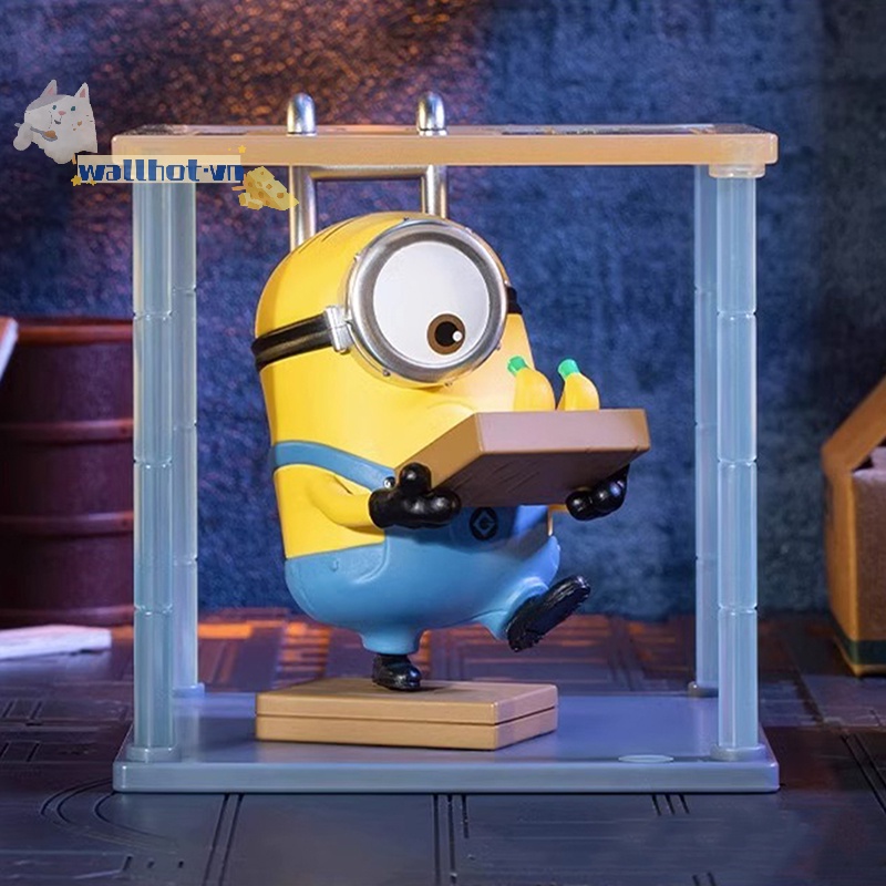Wallhot > Đồ Chơi Mô Hình Hộp Quà Tặng Sinh Nhật Huyền Bí Mẫu pop mart minions at work
