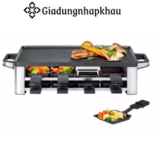 Bếp nướng 2 tầng wmf ce lono raclette, bếp nướng bbq, lò nướng,công suất 1500w, nhập đức, bh 12 tháng, giadungnhapkhau19