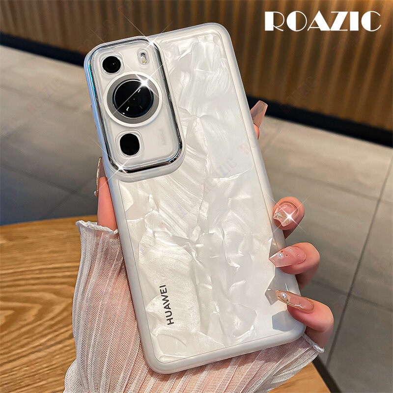Ốp Điện Thoại Trong Suốt Cho Huawei P60 / P60 Pro Ốp Lưng Có Phim Ống Kính Vỏ Mềm Chống Rơi