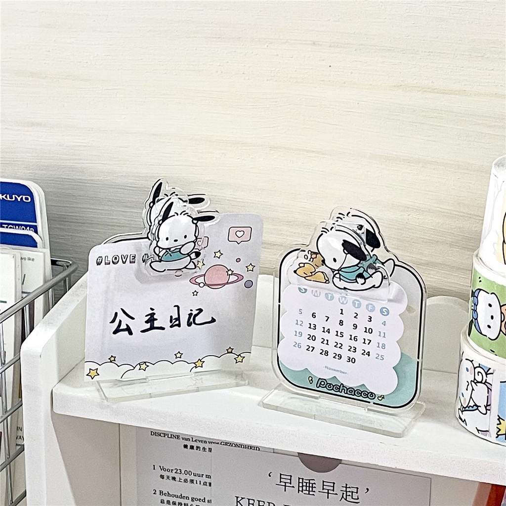 Lịch Ghi Chú Lên Kế Hoạch Hoạch Hoạt Hình Dành Cho Học Sinh / Văn Phòng