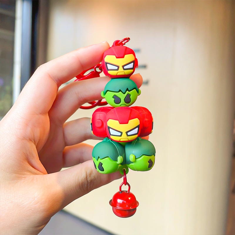 Móc Khóa Silicon Hình avengers Hoạt Hình Sáng Tạo