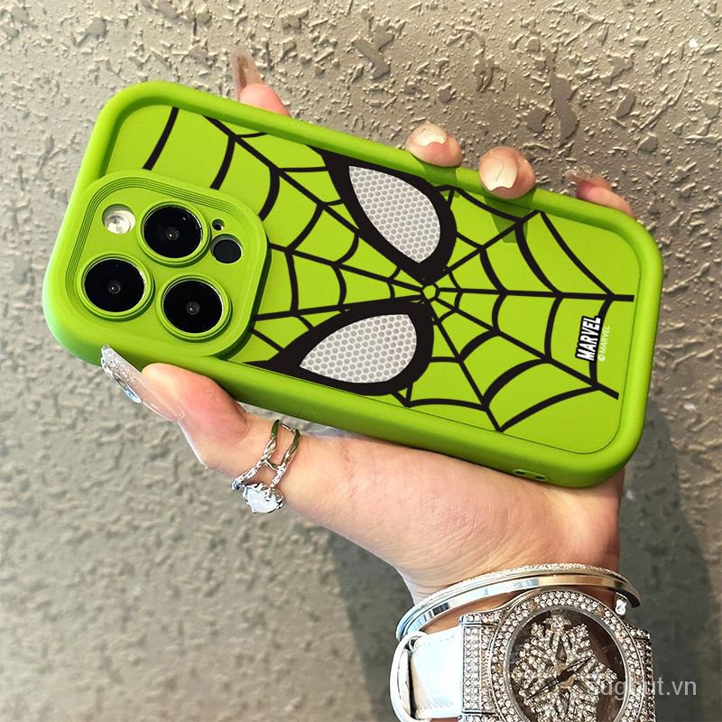 Ôp Điện Thoại Hình spiderman Cho iphone 15 15pro 15promax 14 13 12 11 pro max 14promax 13promax 14plus xr xs max 7 8 plus Ốp