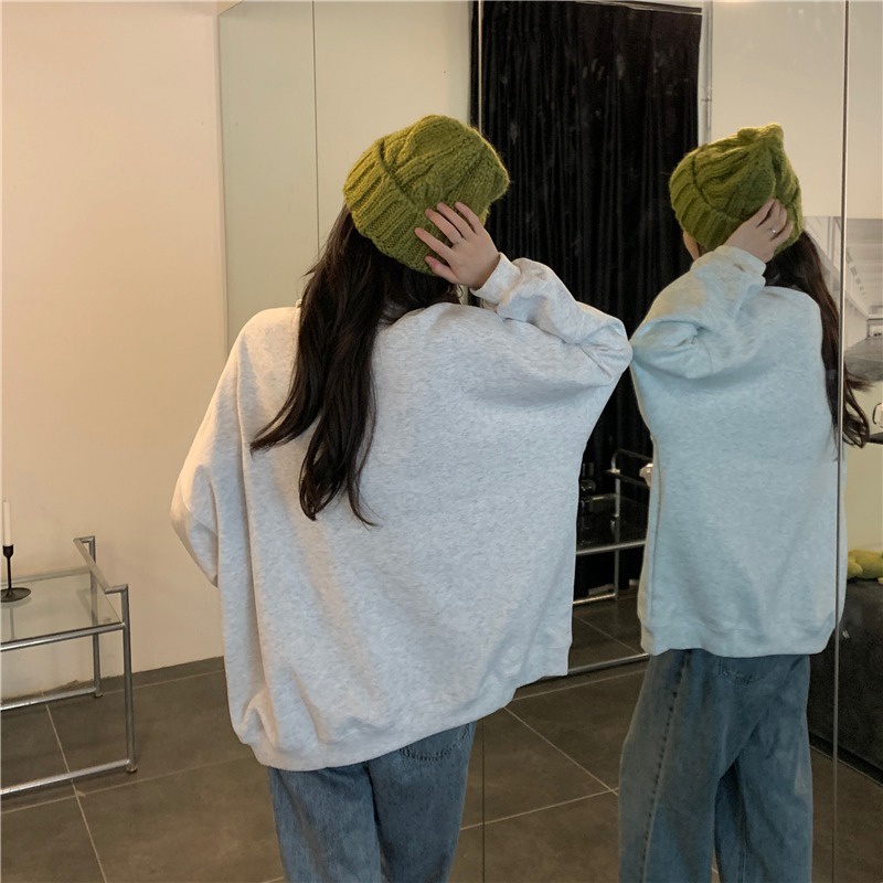 Áo Thun polo Dài Tay In Chữ Cá Tính Cho Nữ