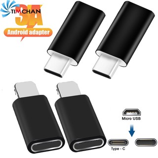 Bộ Chuyển Đổi Cổng Sạc / Truyền Dữ Liệu 3a mini android Sang type-c micro usb Sang type c Cho iphone