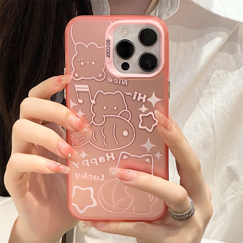 Play Ốp Điện Thoại In Hình Mèo Cho iphone15 / 14promax / 13 / 12 / 11 / xr / xs / x / xsmax / 7 / 8plus/HX-1