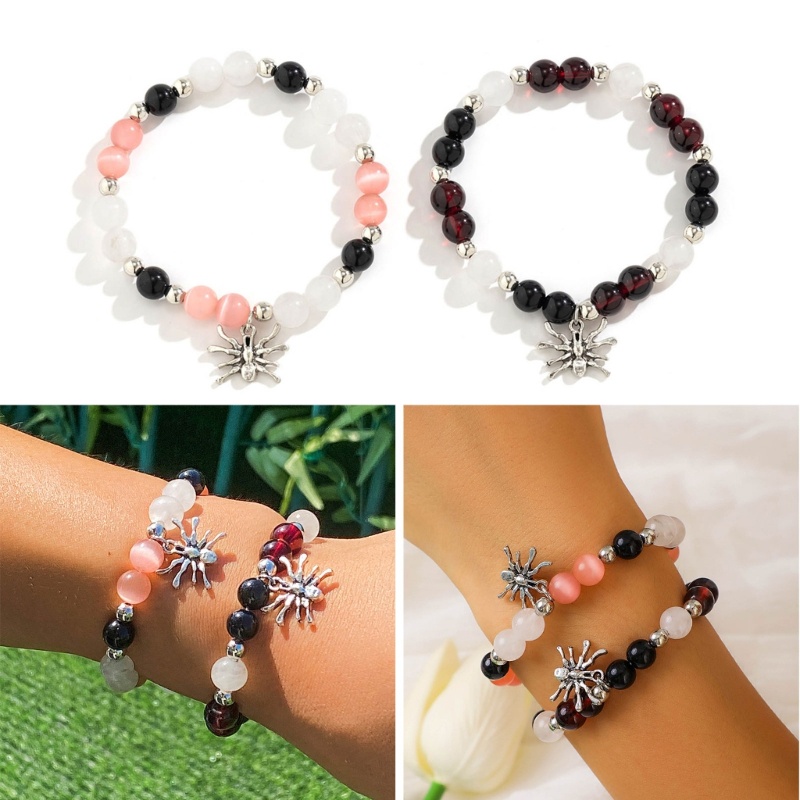 Set 2 Vòng Tay Hóa Trang Người Nhện Kinh Dị Cho Cặp Đôi