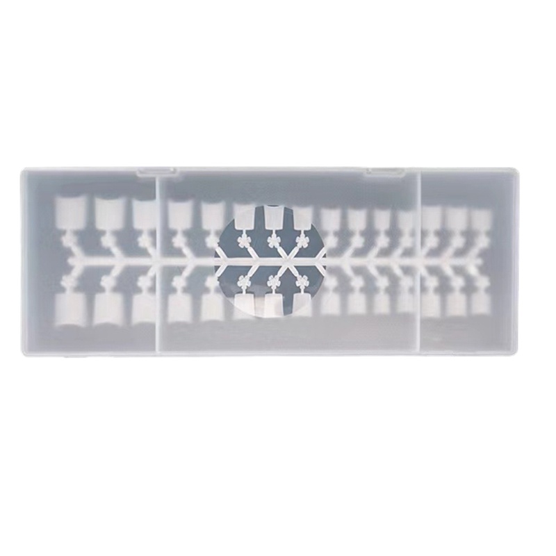 Ivy Bộ 240 Móng Tay Giả Ngắn Hình oval Bằng Nhựa resin Phong Cách Pháp
