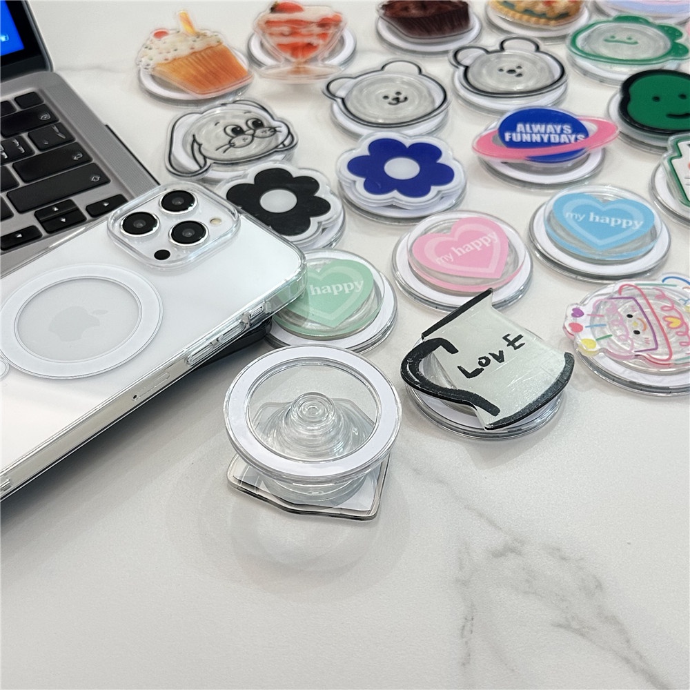 Dễ Thương Giá Đỡ Điện Thoại Có Nam Châm Hình Bánh Kem Đáng Yêu