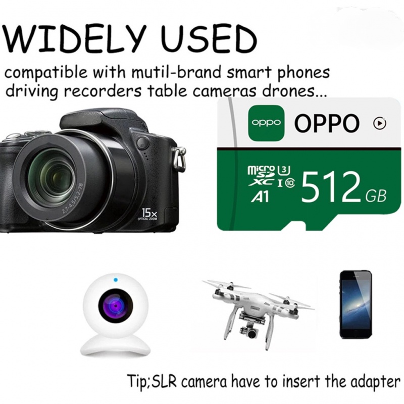 Oppo Thẻ Nhớ 128gb 256gb 512gb 1tb 2tb Tốc Độ Cao Chống Thấm Nước