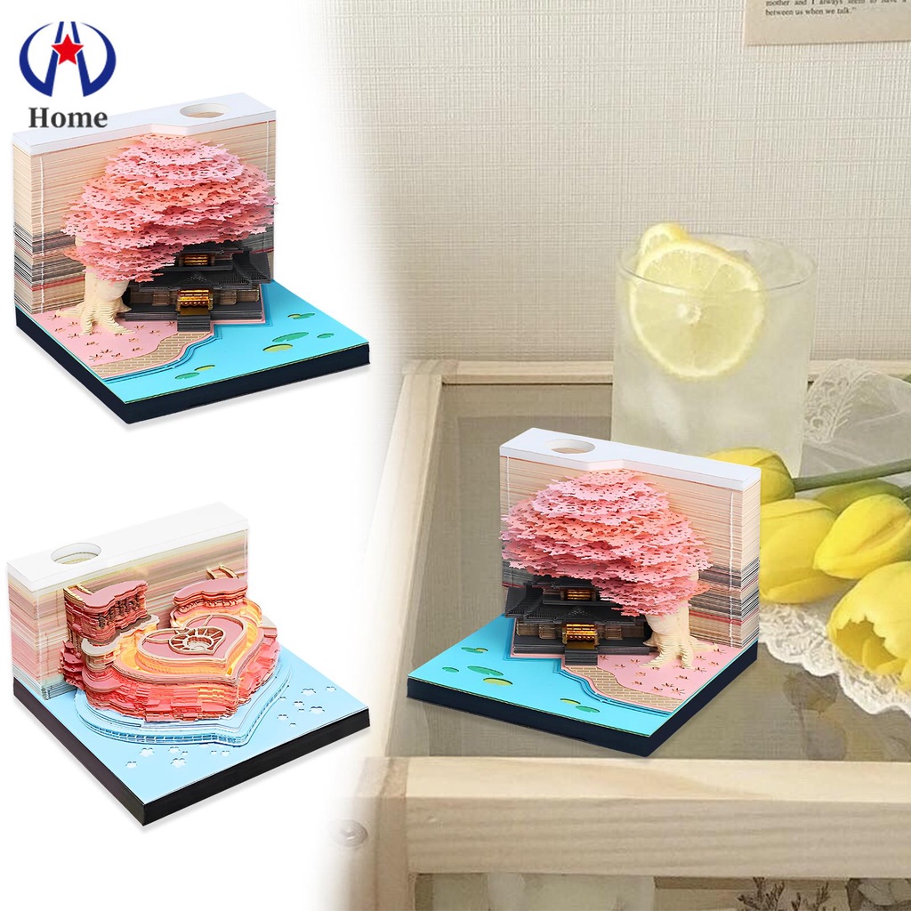 Lịch Để Bàn 3d Có Đèn led Và Giá Đỡ Bút Vẽ Hình Nghệ Thuật 3d Dành Cho Nhà Cửa / Văn Phòng Skc9123