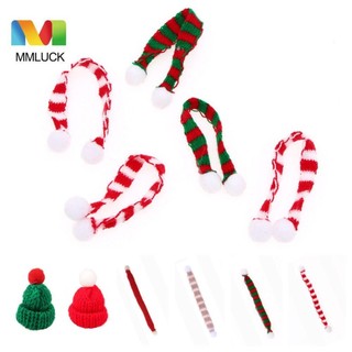 Búp bê nhồi bông mini đeo khăn choàng cổ mềm mại dễ thương xinh xắn tỉ lệ 1: 12 ob11