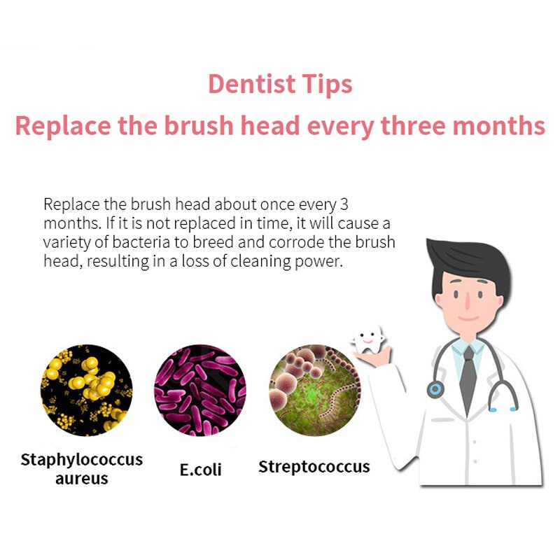 Đầu Bàn Chải Thay Thế Cho Bàn Chải Đánh Răng Điện Thông Minh xiaomi mijia t100