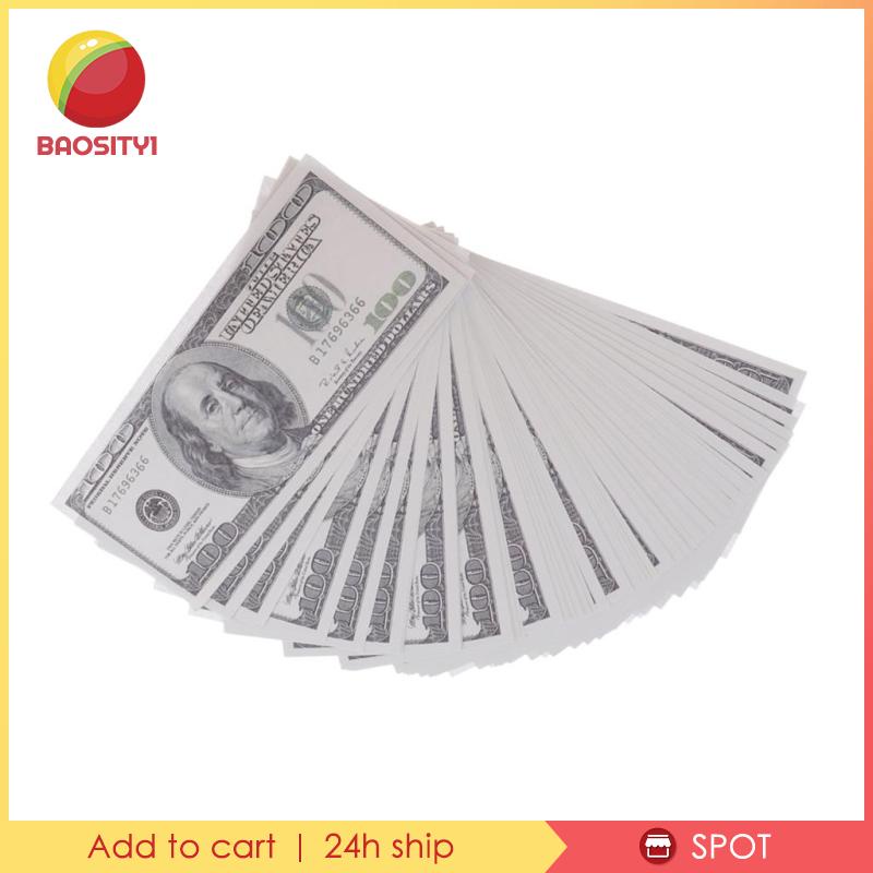 Set 100 Tờ Tiền Đô La Mỹ Giả Dùng Làm Đạo Cụ Chụp Ảnh Sáng Tạo