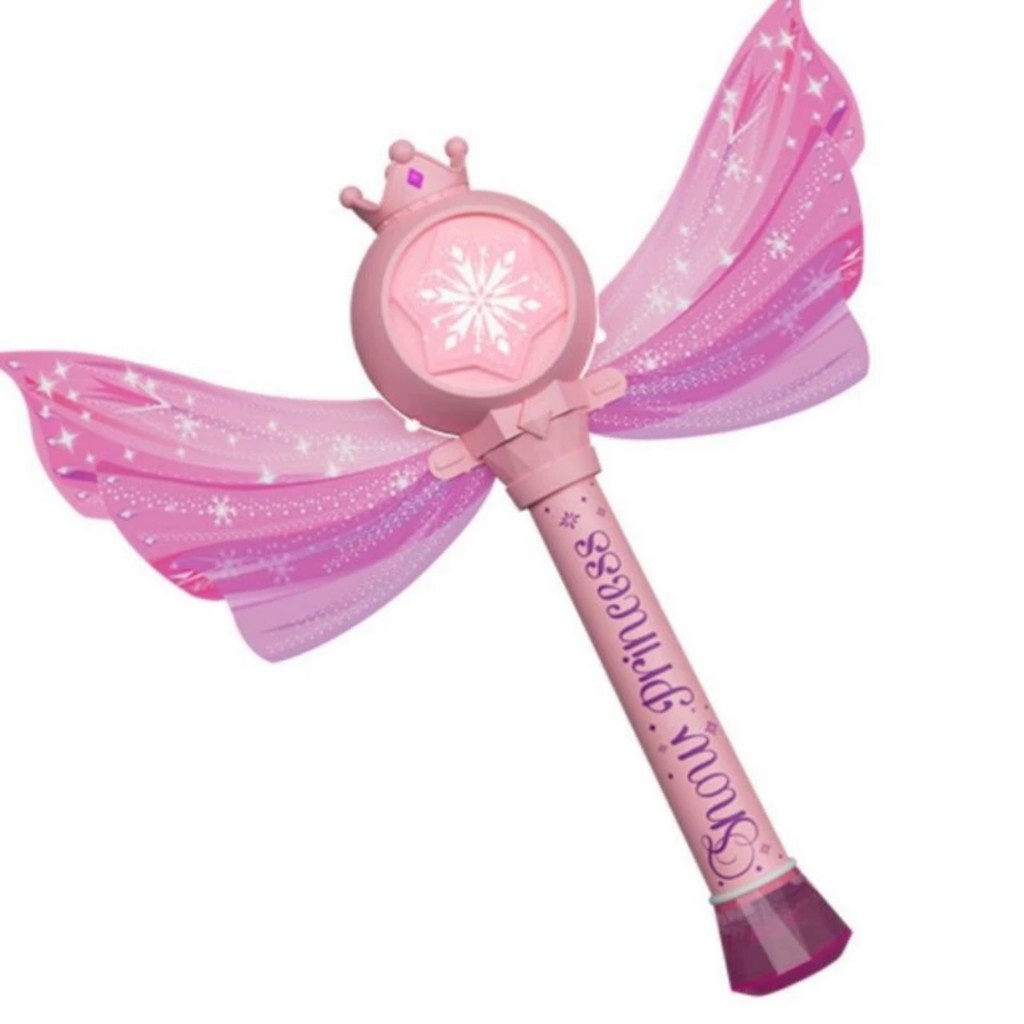 Gậy Thổi Bong Bóng Xà Phòng Tự Động Elsa Snow Princess Có Đèn Và Nhạc- Thepooh