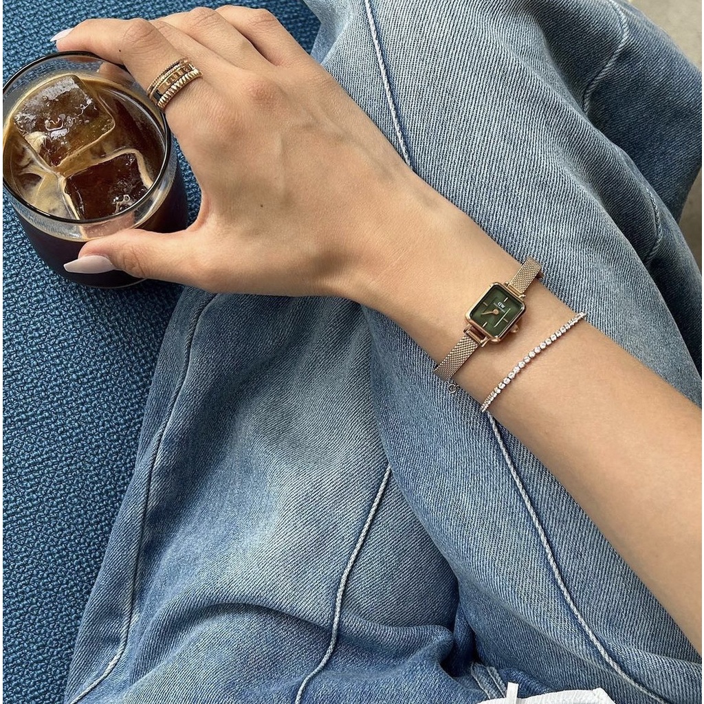 Đồng hồ Nữ Daniel Welington Quadro Mini 15,4x18,2 mm - Danielwatchstoresg.