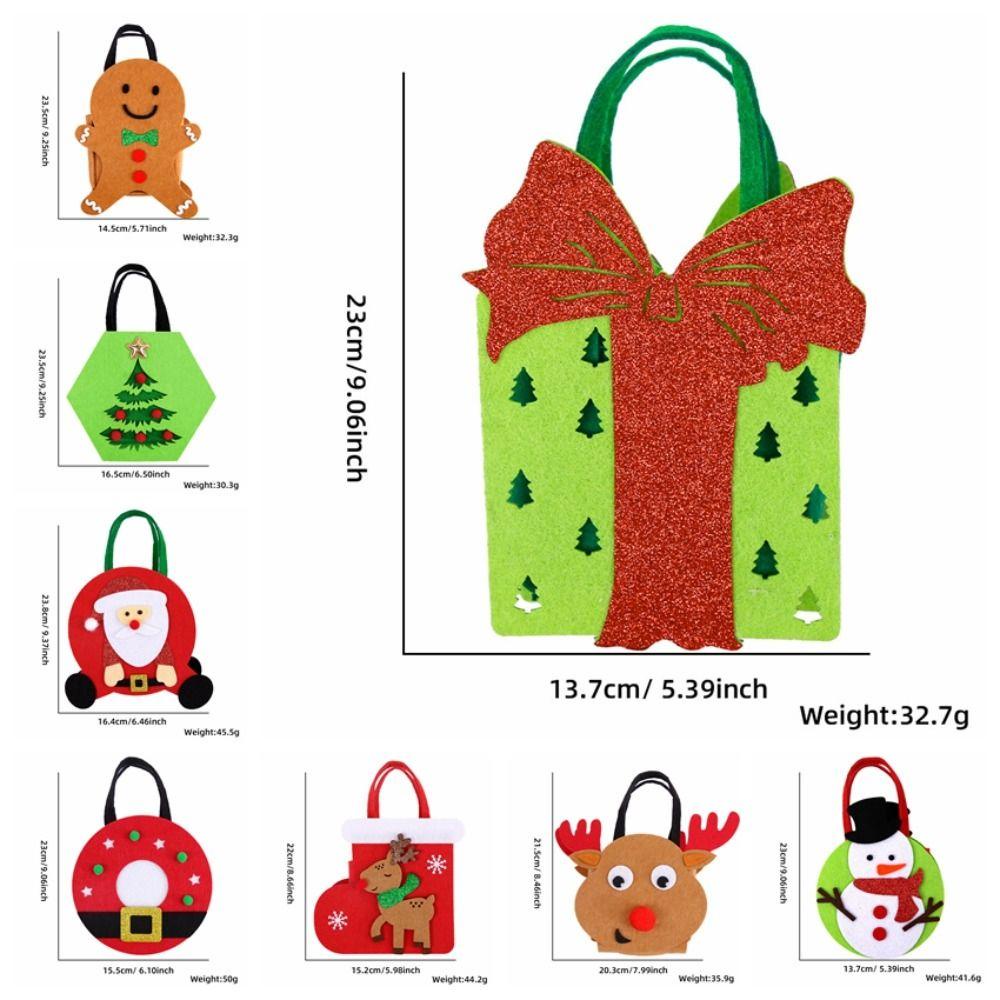 Mmluck Túi Đựng Kẹo Giáng Sinh eve santa claus Nai Sừng Tấm Dễ Thương Cho Trẻ Em / Trẻ Em