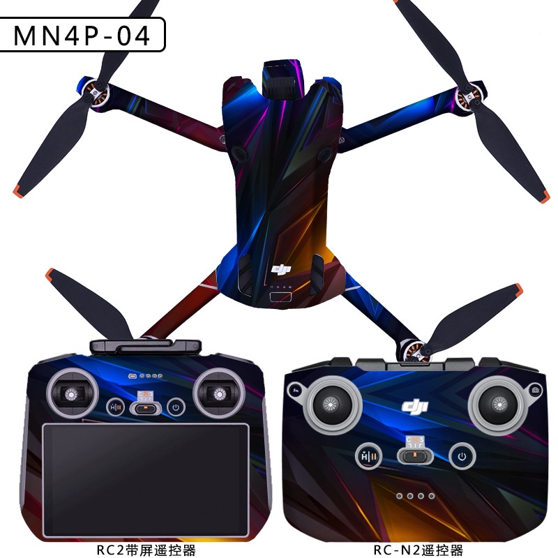 Phù Hợp Miếng Dán Thân Máy Bay Điều Khiển Từ Xa Dji mini 4 pro rc 2