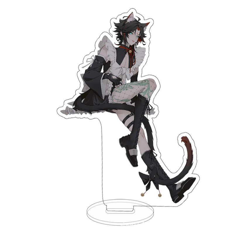Mô hình Standee Creative Maid Anime Figure Genshin Impact Venti Xiao Scaramouche Cyno Diluc Dainsleif Phụ kiện trang trí