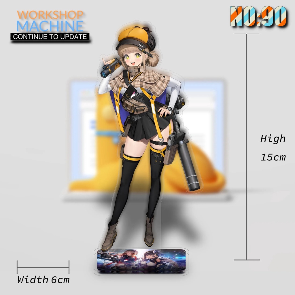 Mô hình Standee Goddess of Victory Nikke Anime Characters Acrylic 15cm 2 Phụ kiện trang trí để bàn góc học tập