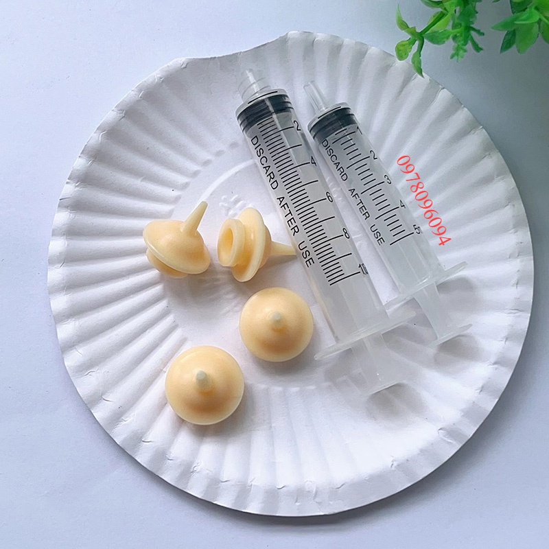 Núm Vú Ti Giả Cho Chó Con Núm Vú Giả Size S M Cho Chó Con Ti Giả Chó Con Núm Vú Giả Sóc Con Bơm Tiêm Bình Sữa Mèo Con
