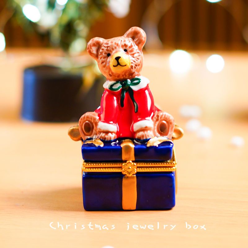 🎄Christmas Hộp Đựng Tiền Tiết Kiệm Hình Cây Thông Giáng Sinh Bằng Gốm Dễ Thương Để Bàn Trang Trí