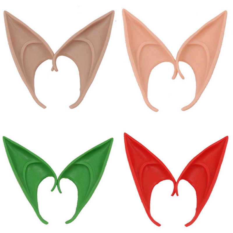Tai Yêu Tinh Giả Bằng latex Hóa Trang halloween Cho Bé Gái