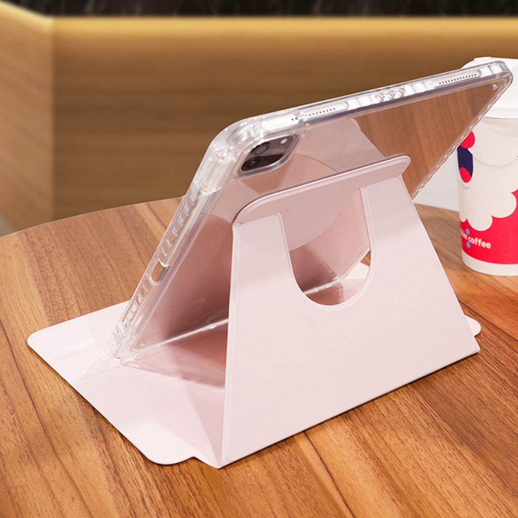 Ốp lưng Acrylic 360 độ ipad air5 / 4 Air 10.9 Pro 11 Inch 2022 Gen 10 / 9 / 8 / 7 pro11 gen10.2 Bàn 