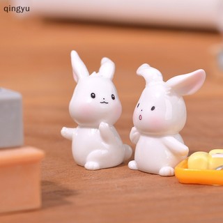 Mới 1 Tượng Thỏ Cà Rốt mini Trang Trí Tiểu Cảnh