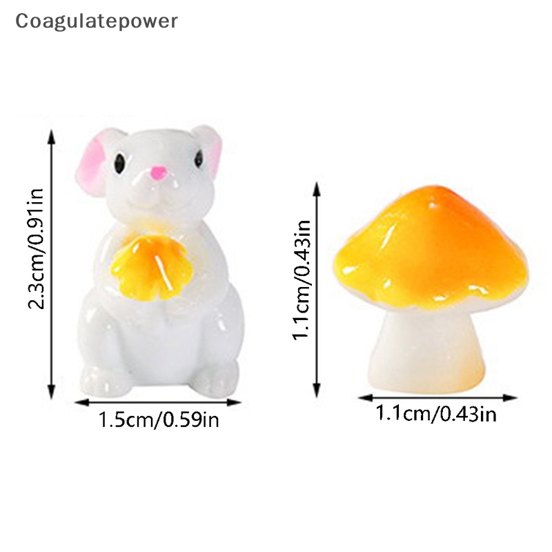 1 Mô Hình Thỏ Mini Trang Trí Tiểu Cảnh