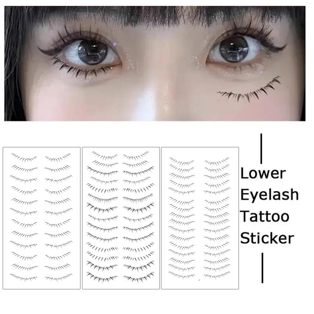 Miếng Dán Giả Hình Xăm Lông Mi Tự Nhiên