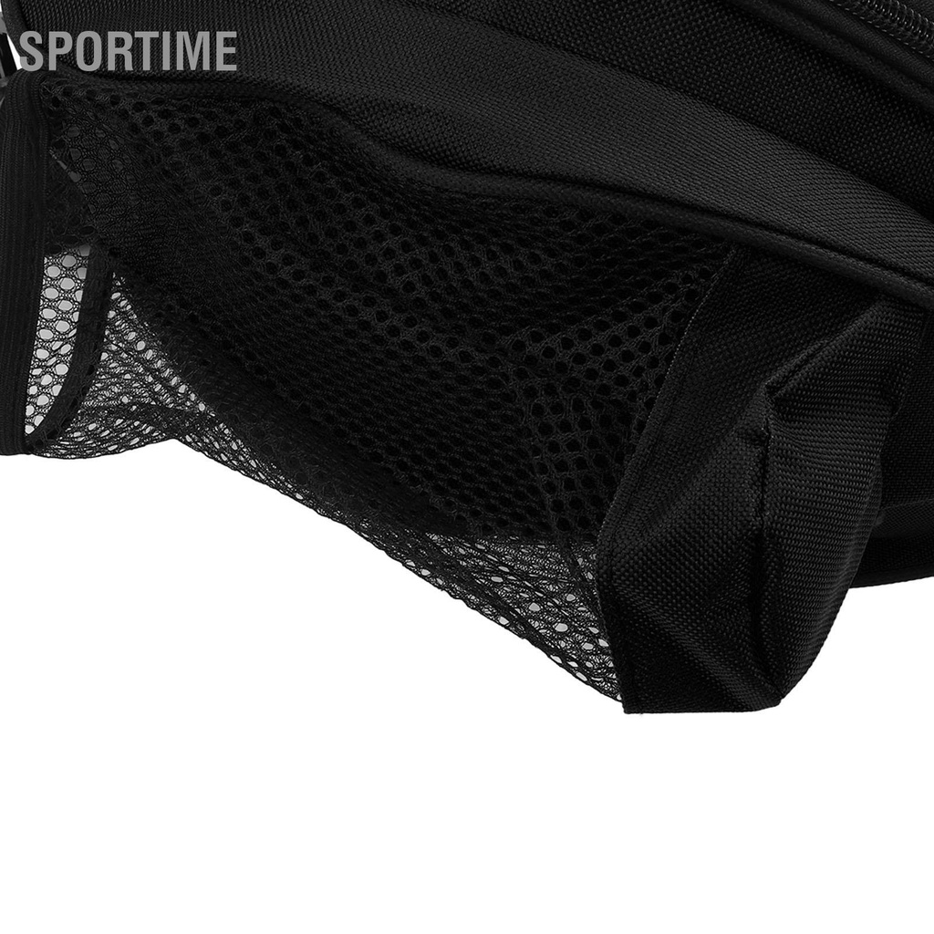 Sportime Túi đeo vai bóng rổ đựng dây kéo đôi Thể thao ngoài trời chuyền đá
