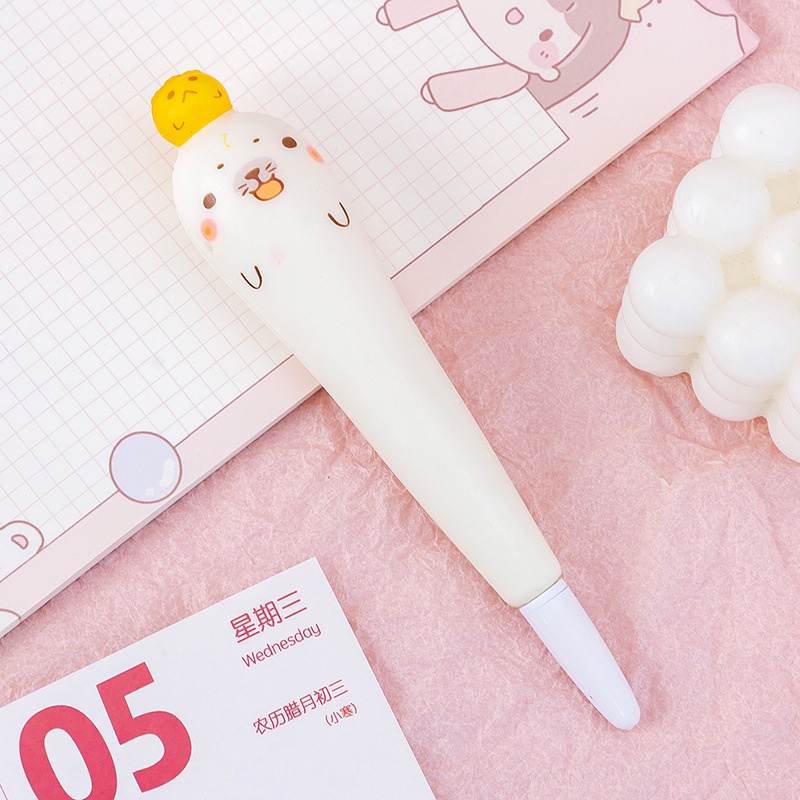 Dễ Thương Bút Nhấn Giảm Căng Thẳng Mềm Mại Hoạt Hình Đáng Yêu Cho Học Sinh