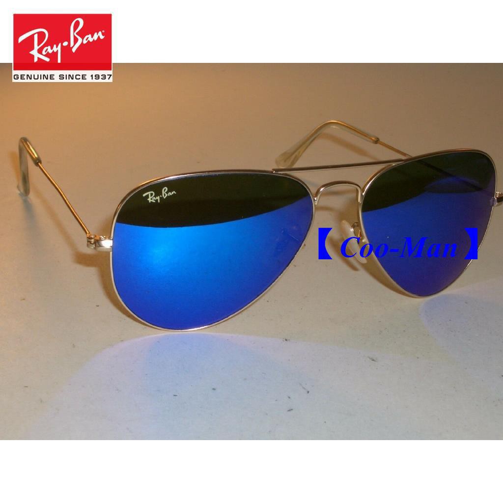 RAYBAN Ngân Hàng Tia uv Chính Hãng rb3025 58 14 Màu Xanh Dương / Nâu / Vàng Kèm Gương999999999999999999999999999999999999999999999999999999999999