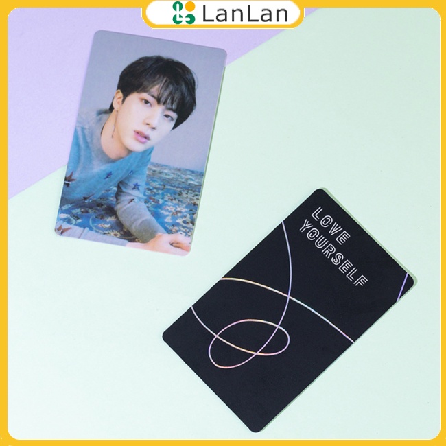 Lanlan Thẻ Ảnh Nhóm Nhạc Bts In laser Làm Quà Tặng